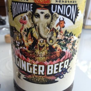 hindu goddess on beer bottle