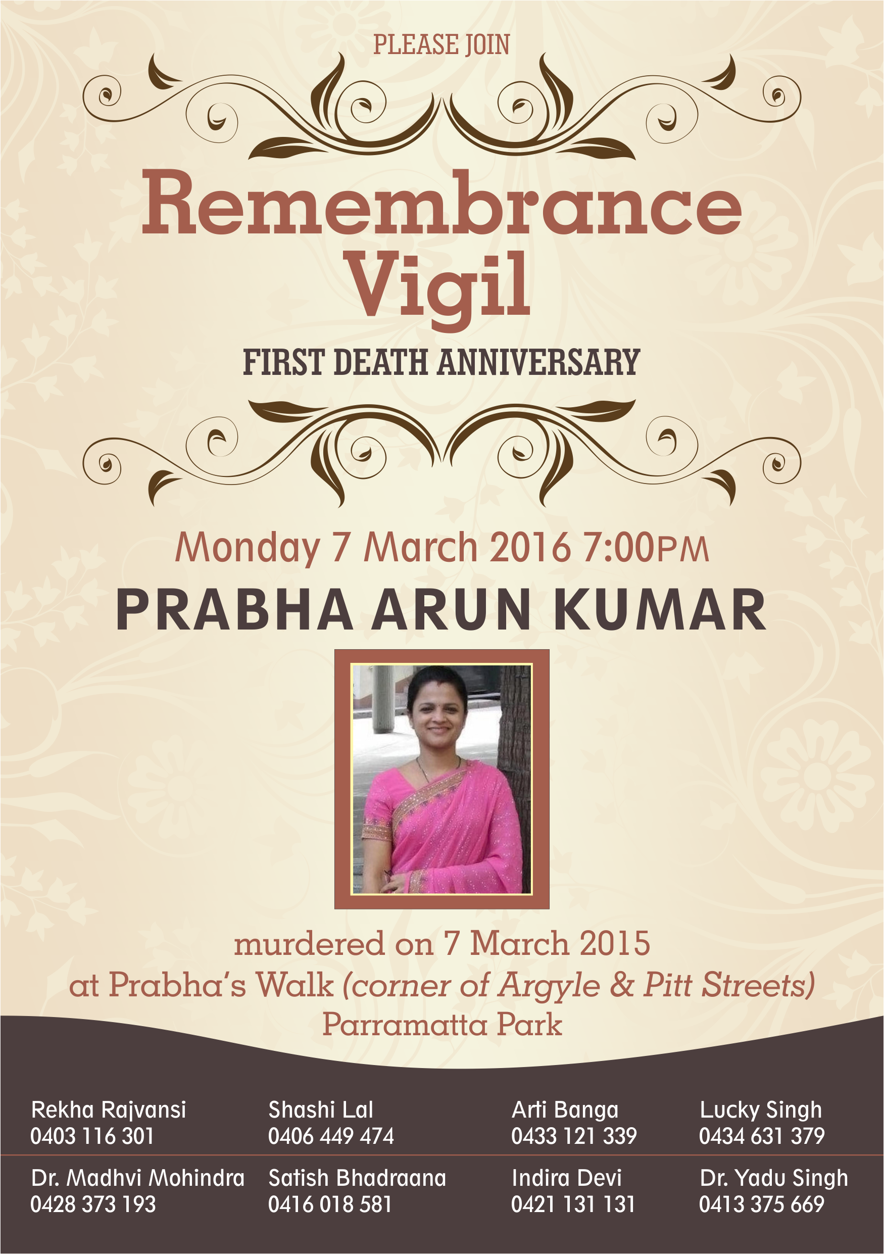 Vigil for Prabha Final