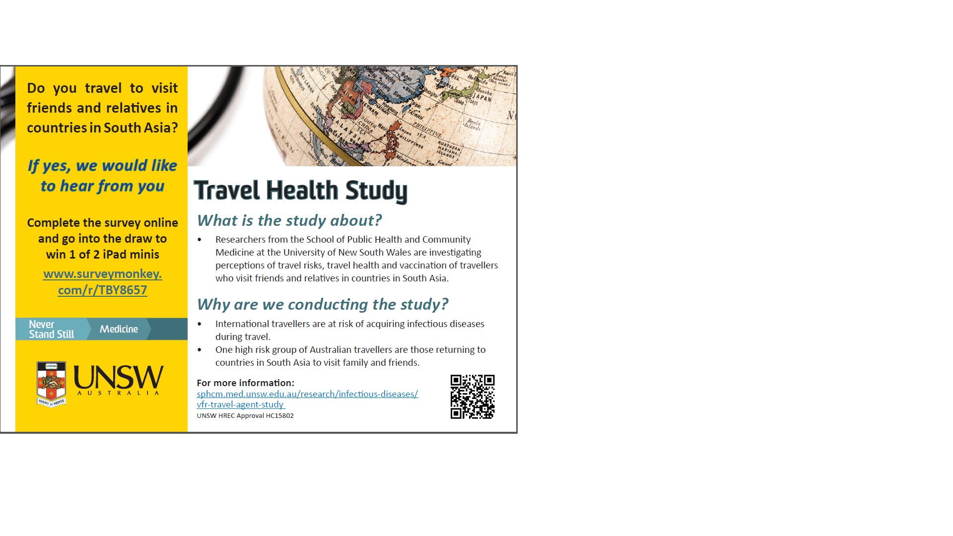 Travel health Survey_Facebook image